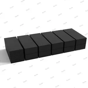 Tấm bảo vệ tường nội thất PYCOU, Tấm xốp EVA dính hai mặt chống sốc, Tấm chặn đầu giường màu đen trắng chống rung
