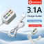 3.1A Ổ Cắm Sạc Nhanh 6 USB Đa Cổng Sạc Đầu Cắm Di Động EU / Mỹ Cắm Điện Thoại Sạc Bảng Điện Thoại Cho Điện Thoại Máy Tính Bảng