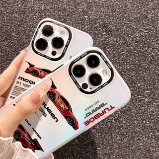 Ốp lưng xe đua McQueen 911 GT3RS nền chuyển màu, chống sốc ngầu hot nam nữ Bảo Vệ Camera Cấp iPhone 17/16/15/14/1