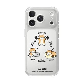 Mèo "Vòng lặp cuộc sống"ỐP đIệN ThoạI Cho IPhone 17 16PRO 15Plus 14 13 12 11 Promax XSMAX ốP Silicon TPU MềM Trong SuốT