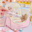 Lưới Bướm ins Màu Sắc Tương Phản Dễ Thương Hộp Đựng Bút Chì Nhiều Lớp Lưu Trữ Túi Xách Dung Tích Lớn Đa Năng Văn Phòng Phẩm Túi