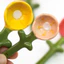 Bộ giữ thìa đo hoa gốm Bộ đo hoàn chỉnh cho hộ gia đình