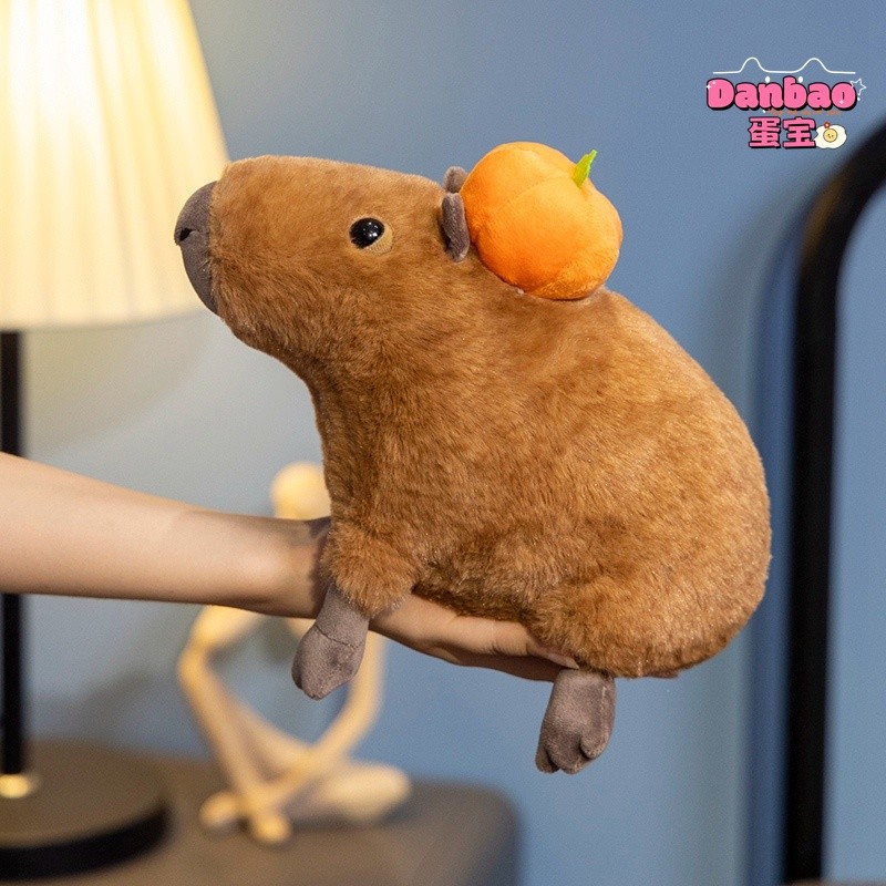 [DANBAO] Mô phỏng Cam Yêu Cams capybara Đồ chơi sang trọng Búp bê capybara dễ thương Chất liệu mềm cho trẻ em / bé gái / bé trai Quà tặng sinh nhật Đồ chơi DANBAO