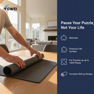 Thảm cuộn xếp hình ghép hình YOWEI có bề mặt chống trượt và sức chứa lớn Hoàn hảo cho những người yêu thích câu đố Thời gian giải trí tại nhà VN