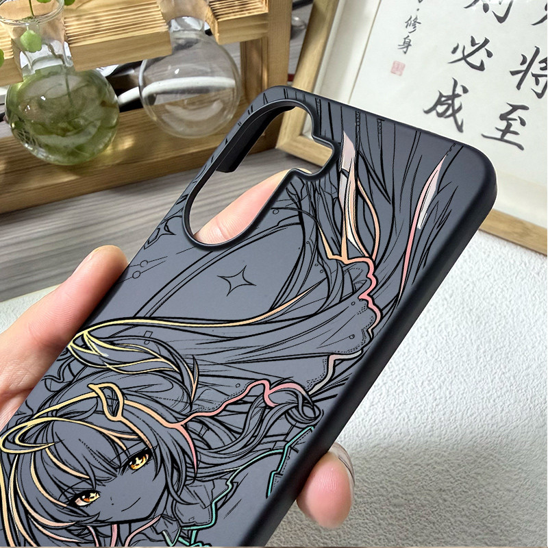 Dành Cho POCO X8 Pro X7 X6 F8 F7 Redmi Turbo 5 Max Turbo 4 Pro “Aemeath ” Ốp Điện Thoại Cứng Micro Matte / K90 K80 K70 15T Chống Dấu Vân Tay Kẹp Bọc Vỏ POCO Chống Sốc / Redmi Cover