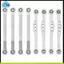 Phụ kiện nâng cấp kim loại 8 CÁI Tỉ lệ 1 / 16 Thanh liên kết cố định thay thế cho C64 cho xe RC