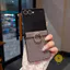 Phone Case For SAMSUNG Galaxy Z Flip 7 / Z Flip 6 / Z Flip 5 TPU Maze Glitter Powder Ring Glitter Powder Aesthetic Korean Cute