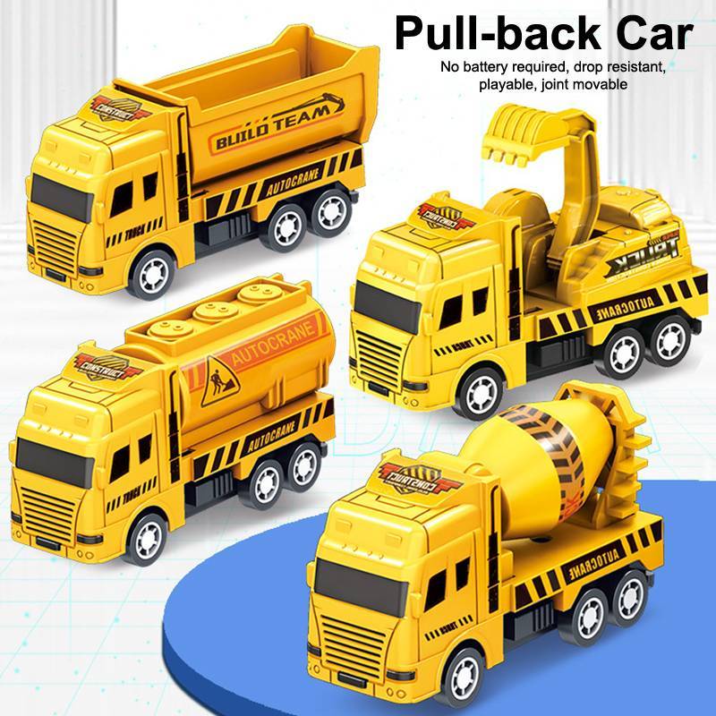 Phu 1 PC giáo dục xe ô tô trẻ em Kid kéo trở lại Đồ chơi Chiến binh kỹ thuật Xe Mô Hình Bốn mini xe VN