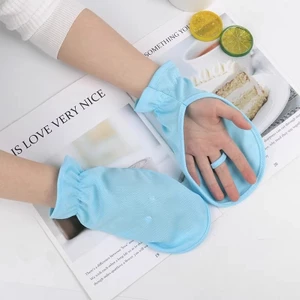 Mùa Hè Thoáng Khí Găng Tay Chống Nắng Nữ Phong Cách Ngắn Che Nắng Ngón Mỏng Ngoài Trời Chống Tia Cực Tím Lái Xe Chống Trơn Trượt Tay Đi Xe MP3R