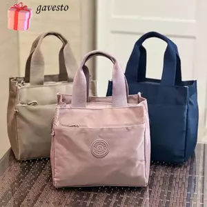 Túi đựng đồ ăn trưa cách nhiệt GAVESTO, Hộp cơm trưa cách nhiệt dung tích lớn, Túi đựng đồ ăn trưa làm mát dày chống nước đơn giản để đi học