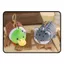 Mặt dây chuyền móc khóa PYCOU, Tai nghe nhiều màu động vật hoạt hình, Phong cách Kawaii Owl Crocodile Snow Leopard Lông Mặt dây chuyền Túi đựng tiền xu Đồ chơi trẻ em