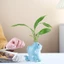 Chậu trồng cây mọng nước bằng gốm DONOVANQQ, Bình hoa trang trí độc đáo hình cá, Chậu cây mô phỏng thủ công nghệ thuật Mini Trang trí văn phòng