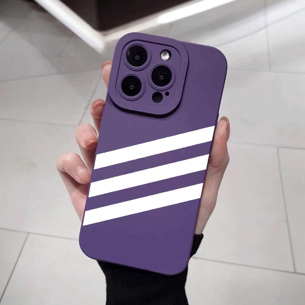 Ba dòng ngangTodòng Yan phù hợp với vỏ điện thoại 1716, iPhone 15, 14, mài dòngám,13