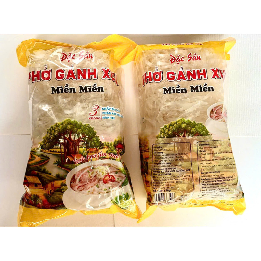Phở Gánh Xưa Miền Miền - Phở khô không chất bảo quản, tiện lợi nấu phở tại nhà, an toàn thực phẩm