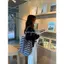 Luself Homemade < Happy Puppy} Túi vải sọc Niche thêu dung tích lớn Túi Tote phong cách lười biếng