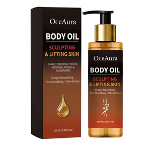 OceAura Sculpting & Lifting Body Oil 100ml - Dầu làm săn chắc da sâu cho mông, bụng, đùi & nách
