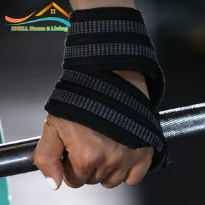 Dây đeo cổ tay chống trượt nâng cấp để cử tạ Kéo tạ tạ Deadlifts