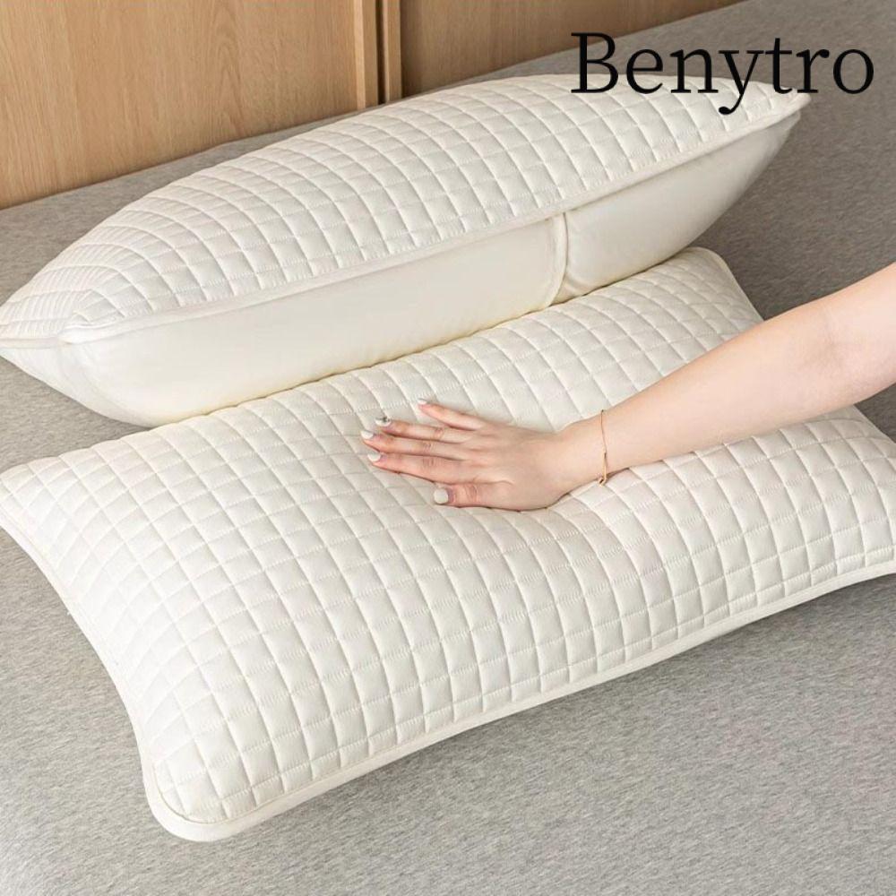 Vỏ gối BENYTRO, Tấm bảo vệ gối lớp cách ly chống nấm mốc, Vỏ gối dầu chống mồ hôi thoải mái cho gia đình