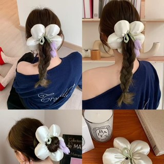 🌷Vòng buộc tóc hoa tulip nổi 3D nhồi bông - Dây buộc tóc nữ cao cấp kiểu xuân thời trang làm tóc búi tròn xinh đẹp