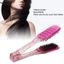 FAVORITEGOODS Máy duỗi tóc hai mặt, Lược uốn tóc mềm chuyên nghiệp, Thiết kế tiện dụng Lược duỗi tóc hai mặt chống tĩnh điện Hoa hồng đỏ