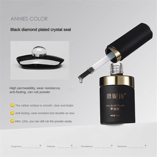ANNIES Nail Art Chức năng Nail Gel Top Coat Base Coat Smudge Reinforcement Transparent Phototherapy Keo Làm móng tay cho tiệm làm móng tay 15g