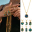 Bộ sưu tập vòng cổ Celestial Star Moon – Trang sức mặt dây chuyền Zircon mạ vàng dành cho nữ