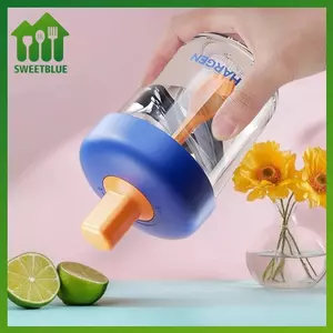 SWEET Di Động Qua Đêm Yến Mạch Cốc Thủy Tinh Kín Chịu Nhiệt Ăn Sáng Cốc Có Thìa Tập Thể Dục Takeaway Hạt Sữa Lắc Sữa Chua Ly n
