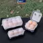 MAKY 3 / 4 / 8 Lưới Hộp Trứng Di Động Ngoài Trời Trong Suốt Trứng Tổ Chức Hộp Cắm Trại Dã Ngoại Thịt Nướng Phụ Kiện Ngoài Trời Thiết Thực VN