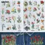 SMILE 2 tờ Giấy thêu, Đồ may vá DIY Giấy hòa tan trong nước đầy màu sắc, Thủ công may tay thủ công Thêu hòa tan Giấy chuyển
