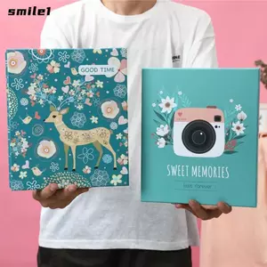 Album ảnh SMILE, 200 túi Album tăng trưởng sức chứa lớn cho bé, Sách nhớ cho ảnh 4x6 Inch