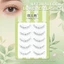 Lông mi dưới tự nhiên Sợi tổng hợp không thấm nước C21 Curl 7-9mm Lông mi giả màu đen