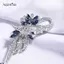 AqToCna 1 Người Phụ Nữ Thanh Lịch Pha Lê Thổ Cẩm Chân Trang Sức Thời Trang Quần Áo Phụ Kiện Quà Tặng AqToCna