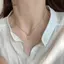 AqToCna Cao Cấp Phong Cách Hàn Quốc Hoa Hồng Mặt Dây Chuyền Nelace Ánh Sáng Sang Trọng Xương Đòn Dây Chuyền Nữ Trang Sức Tiệc Cưới Quà Tặng Tiệc AqToCna