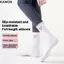 Tất tập Yoga KANGN, Tất Pilates thoáng khí có độ đàn hồi cao, Tất ống giữa Cotton chống trượt nơ dành cho nữ
