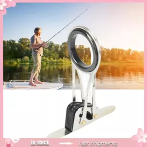 YOI Thép không gỉ Gấp Cần Câu Hướng Dẫn Nhẫn Chống Ăn Mòn Thay Thế Đầu Sửa Chữa Cho Nước Mặn Cần Truy Cập