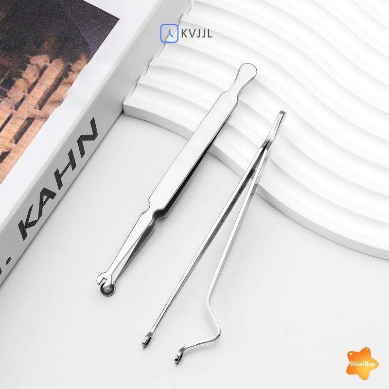 [KvJJL-t] Dụng cụ kẹp kẹp xỏ khuyên bằng thép không gỉ Lip Nail Earring Puncture Clip Mở Đóng tai Mũi vách ngăn Cơ thể Công cụ xỏ khuyên mới