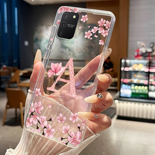 Ốp Điện Thoại Cho Samsung S10 Lite Vỏ G770F Chữ Hoa Xinh Đẹp Trong Suốt Mỏng Mềm Silicon Cho Galaxy S10 Lite Ốp Lưng