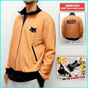 SY3 Haikyuu!! MSBY Áo Khoác Cosplay Trang Phục Karasuno Bokuto Shoyo Atsumu Áo Thể Thao Đồng Phục Thể Thao Áo Khoác Ngoài YS3