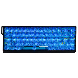 [Ship nhanh] Keycap PC trong suốt Cho Bàn Phím Cơ mạch xuôi Samurai - 139 phím - Xuyên Led - Profile Cherry - CooBeStore
