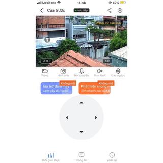Camera 1 Mắt Trong Nhà Kết Nối Wifi Thông Minh Xoay 360 Độ, Đàm Thoại 2 Chiều, Theo Dõi Từ Xa