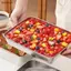 Khay đựng bánh Tiramisu bằng thép không gỉ có nắp Hộp bảo quản bánh Dụng cụ làm bánh tráng miệng gia đình VN