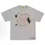 100% Cotton Cao Cấp Hồ Nam Vẽ Tay Phong Cách In Chữ Tay Ngắn Nam Nữ Rời Cổ Tròn Áo Thun Thường Ngày top Mùa Hè