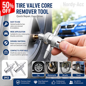 TIRE VAN STEM REMOVER Tay Cầm Có Rãnh Tua Vít Lõi Lắp Đặt Công Cụ Sửa Chữa Đa Năng Cho Ô Tô Xe Đạp Xe Máy Bền Thiết Thực Phụ Kiện Bảo Trì Lốp