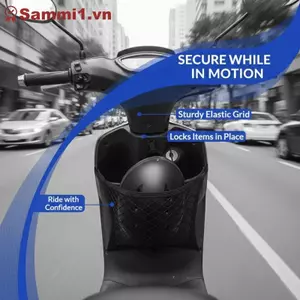 Túi đựng lưới đàn hồi ZK cho xe tay ga điện Bộ sắp xếp chống rơi hai lớp VN