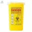 1 Quart Sharps Hộp Đựng Biohazard Xử Lý Lưỡi Kim Thùng Rác Màu Vàng