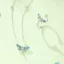 Vòng cổ bạc hình chuồn chuồn "Aqua Dream" FANCIME