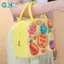 GHX 3D Phim Hoạt Hình Trẻ Em Túi Ăn Trưa Cách Nhiệt Nhôm Lá Chống Thấm Nước Vải Oxford Bento Túi Di Động Dã Ngoại Tote Túi VN