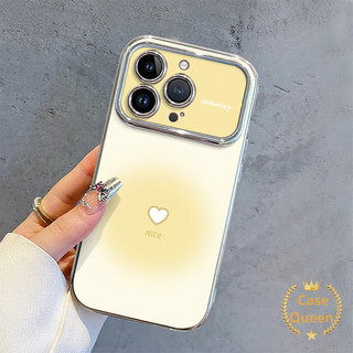 Ốp Lưng Tương Thích Cho iPhone 17 11 16 13 15 14 12 Pro Max 17 Air X XR XS Max 7 8 Plus SE 2022 Tươi Sáng Tạo Gradient Trái Tim 6D Cửa Sổ Lớn