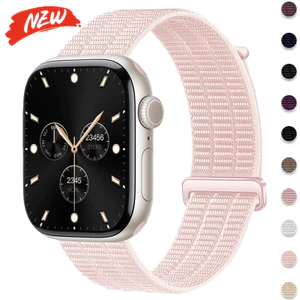 Dây đeo vòng Nyon cho Apple Watch Ultra3 / 2 / 1 49mm Series11 / 10 46mm 42mm 9 8 7 6 5 SE3 45mm 40mm 44mm 41mm