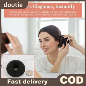 Doutie Phụ kiện tóc kiểu tóc hàng ngày Dệt Donut cho màn trình diễn khiêu vũ Ready Looks VN